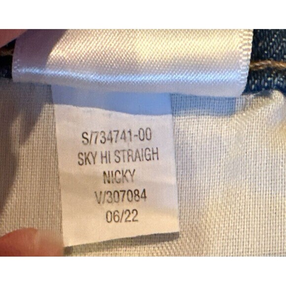 Old Navy Women’s Jeans 18 Acid Wash Extra Highrise Straight Denim Pants Nicky - Picture 11 of 12